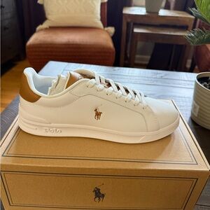 Polo by Ralph Lauren Men's Sneakers Heritage Court II Leather Sneaker